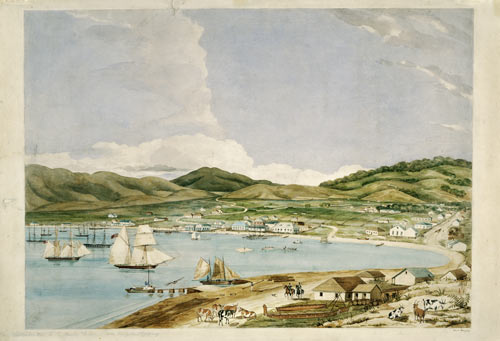 Wellington Harbour, 1841