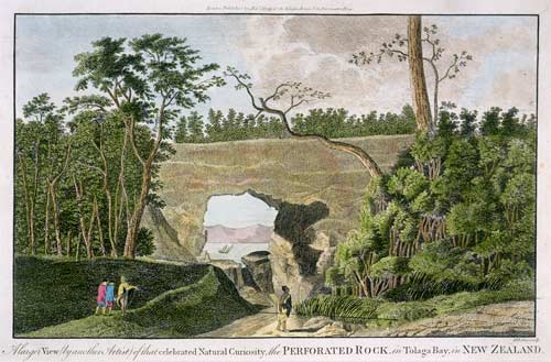 Arched rock, Tolaga Bay