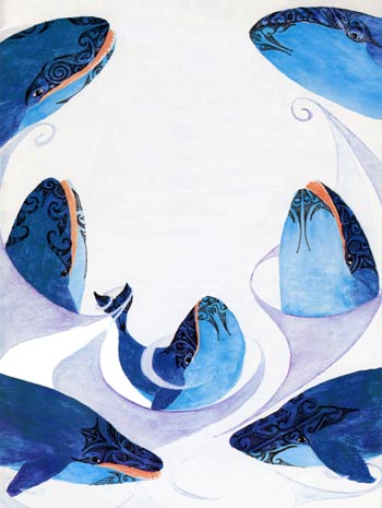 The legend of the seven whales of Ngai Tahu    Matawhaiti