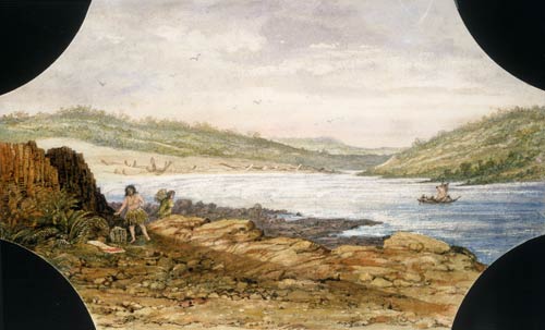 Porirua Harbour, about 1842