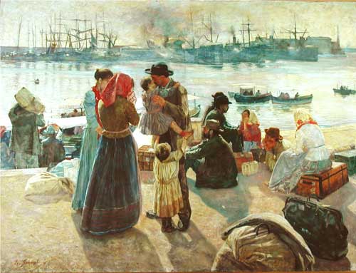 Leaving Italy for a better life, 1890s