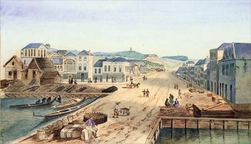 Canoes trading in Auckland