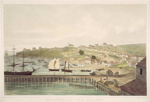 Auckland in the 1850s 
