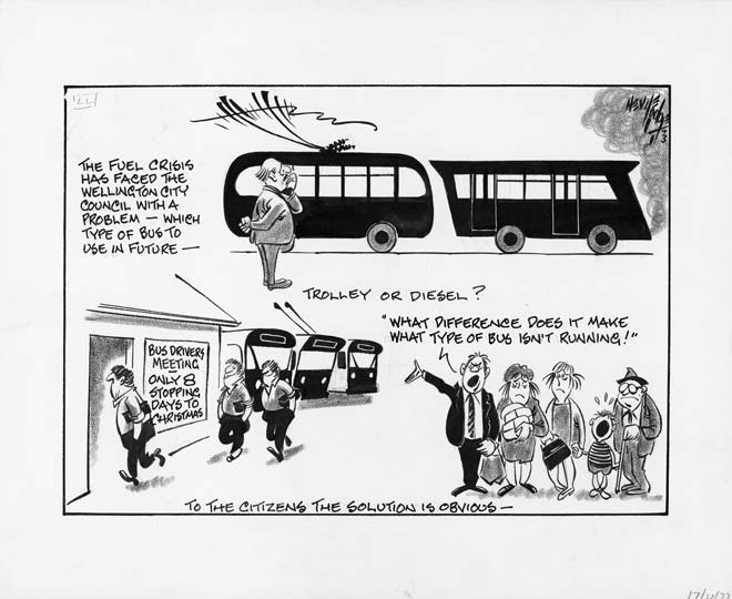 Trolleybuses versus diesels