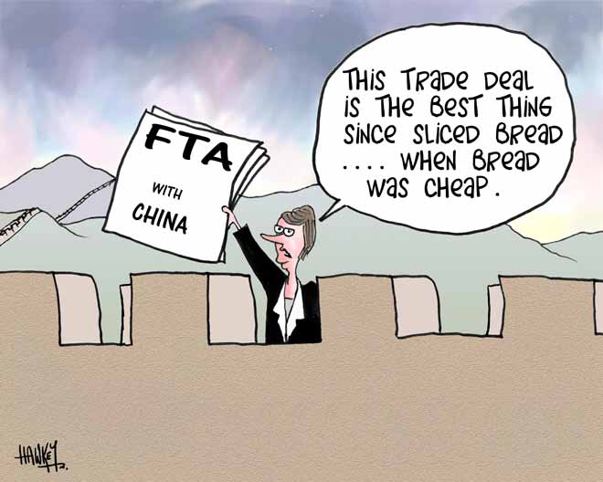 Free trade agreement with China