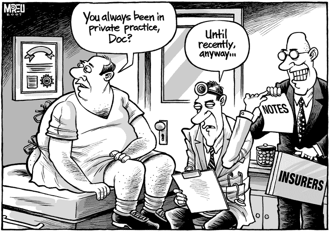 Not-so-private practice