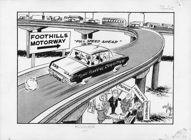 Motorway protest