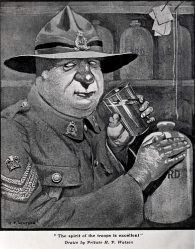 ‘The spirit of the troops is excellent’