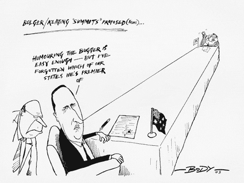 ‘Bolger/Keating “summits” proposed’ 