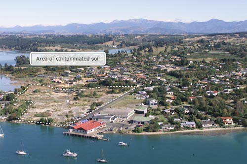 Māpua soil contamination