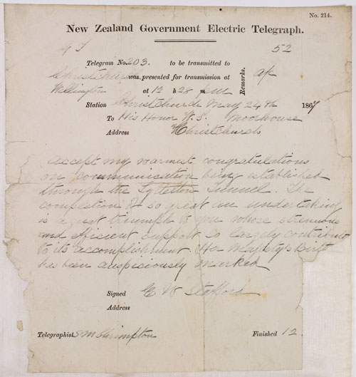 Early telegrams