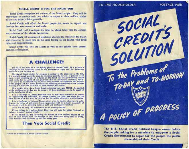 Social Credit pamphlet
