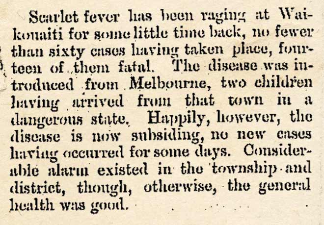Scarlet fever, 1866