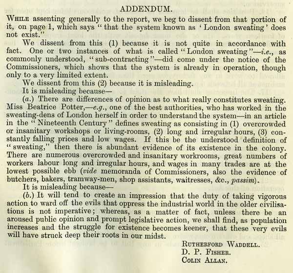 1890 Sweating Commission