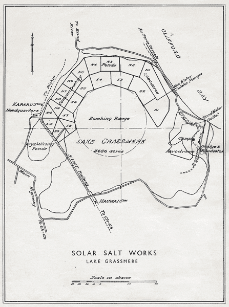 Lake Grassmere’s pond system 
