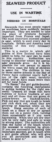 ‘The right seaweed’