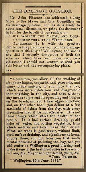 Arguing against a sewerage system
