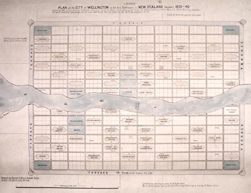 Plan of Wellington, 1840 