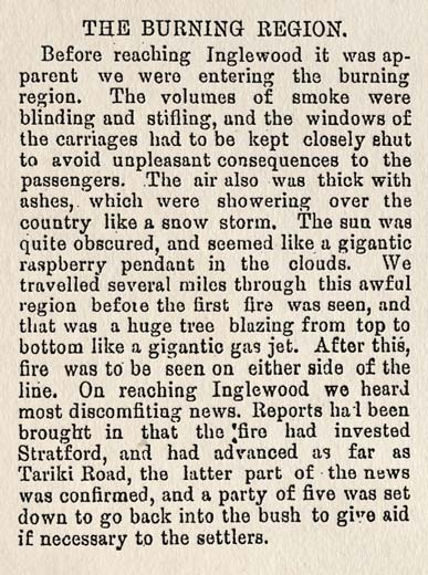 ‘The burning region’
