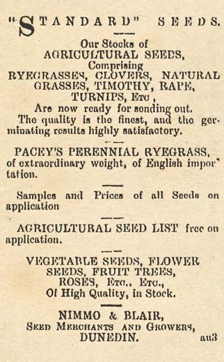 Seed advertisement