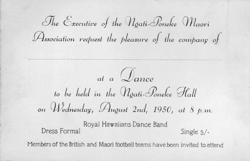 Ngāti Pōneke dance invitation 