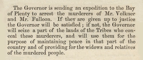 Proclamation of peace, 1865