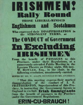 Protest leaflet