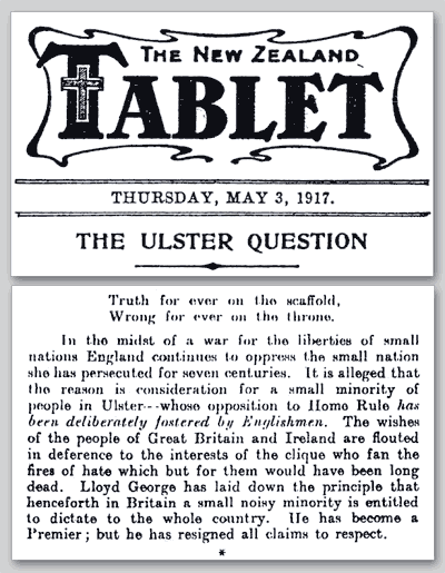 ‘The Ulster question’