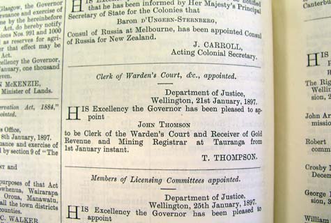 Appointing a clerk of the warden’s court