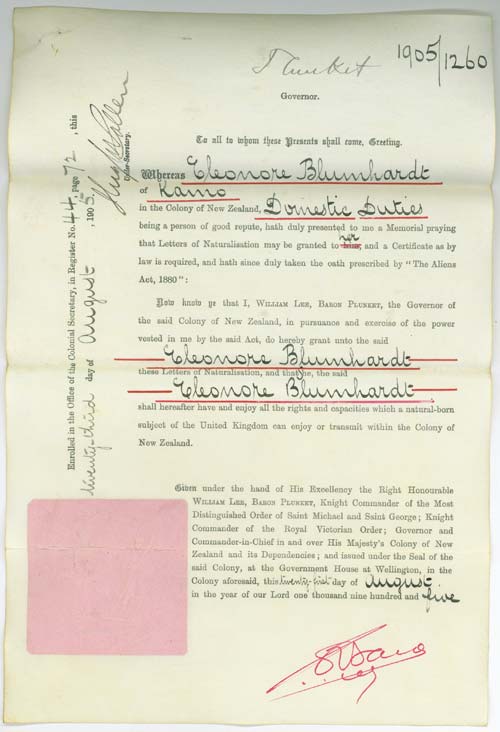‘Alien’ naturalisation