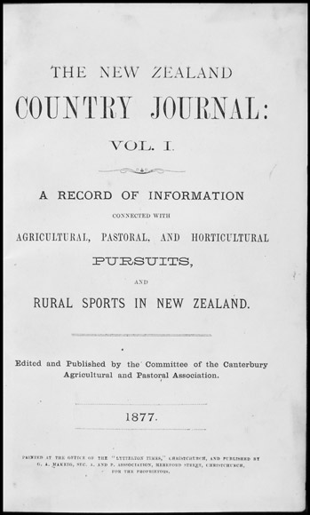 <em>New Zealand Country Journal</em>