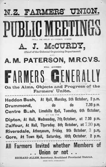 Farmers’ Union meeting notice