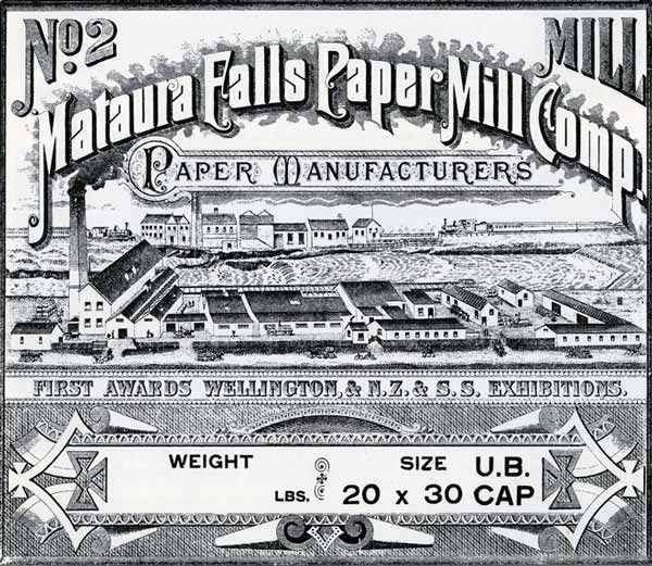 Mataura mill label