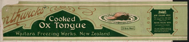 Borthwicks meat label