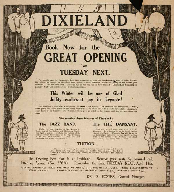  Dixieland Cabaret advertisement
