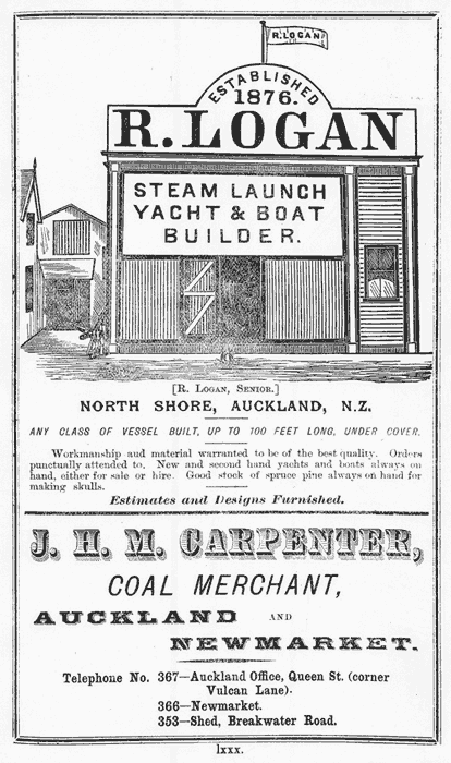 R. Logan, boatbuilder