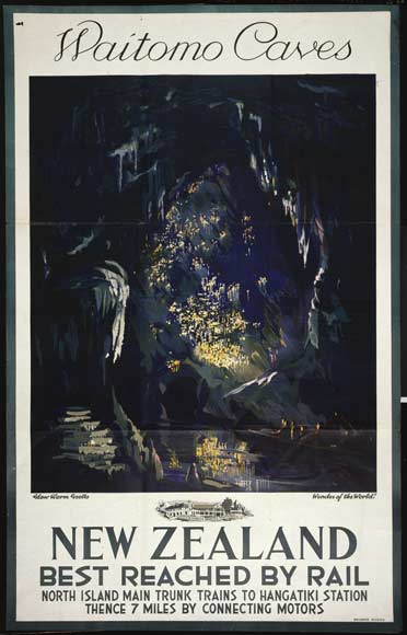 Glow-worm grotto, wonder of the world