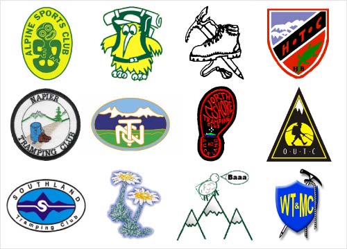 Tramping club logos