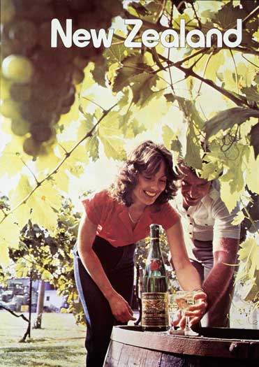 New Zealand wine poster 