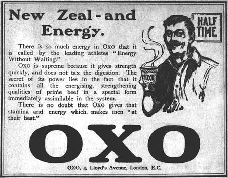 Advertisement for Oxo 