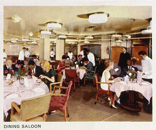 Dining saloon, Ruahine