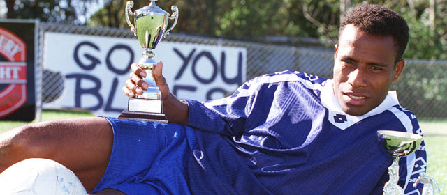 Solomon Island soccer player Batram Suri