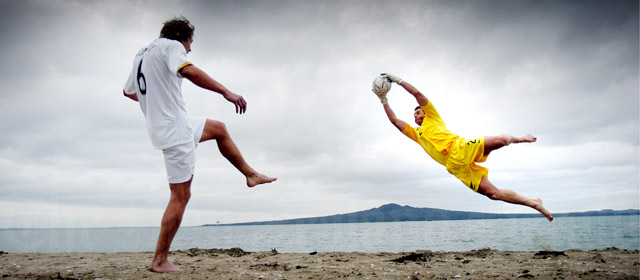 Beach football, Mission Bay