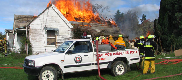 Firefighting practice
