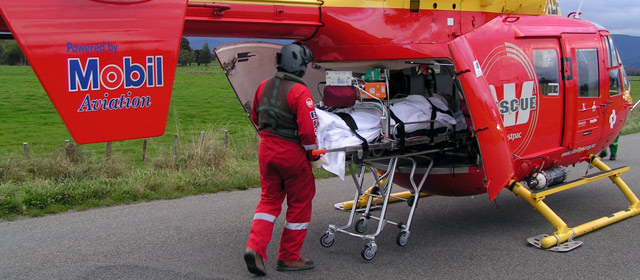 Rescue helicopter