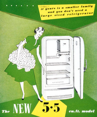 1950s refrigerator advertisement