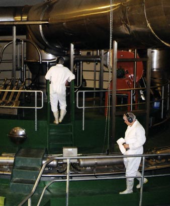 Processing milk in Awarua, Southland