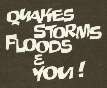 Natural disasters leaflet, 1970s