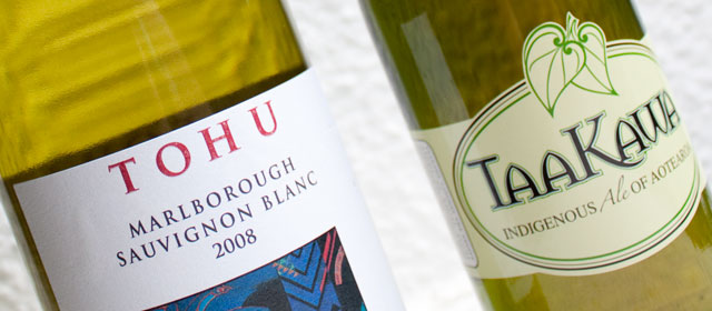 Tohu wine and Taa Kawa beer