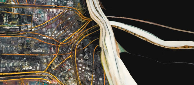 'Motorway/city' by Robert Ellis
